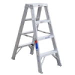 WERNER® T374 300 lb 4 ft 21-1/4 in Twin Step Ladder