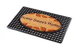 QRRI FlexGard® IM20X30RING-HSH Coir 20 in 30 in Home Sweet Home Entrance Mat