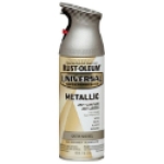 Rust-Oleum® UNIVERSAL® 249130 12 oz Satin Nickel Aerosolized Mist Premium Metallic Spray Paint