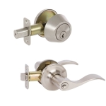 Delaney® Bennett 300TBEUS15REV Grade 3 Adjustable 2-3/8 x 2-3/4 in Reversable Door Lever