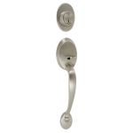 Delaney® 405-CO/FD-US15 Concord 1-3/8 - 1-3/4 in 1 Satin Nickel Door Lock Handle Set