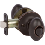 Delaney® 102T-CA-US10BE Adjustable 1-3/8 - 1-3/4 in KW1 Privacy Door Lock Knob