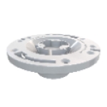 Oatey 43507 3 in Solvent Weld White Adjustable Straight Angle Closet Flange