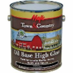 Yenkin-Majestic Majic Paints Town and Country 8-0036-1 1 gal Pail Black Gloss Exterior Latex Barn Paint