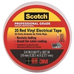 3M™ Scotch® 10810-BA10 7 mil Thickness 3/4 in Width 66 ft Length Color Coding Professional Grade Electrical Tape