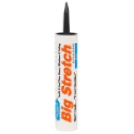 Sashc® Big Stretch® 10004 10.5 oz Plastic Cartridge Black Water Base High Performance Acrylic Rubber Sealant