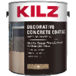 Masterchem Industries KILZ® L378611 1 gal Tan Tan Textured Slip-Resistant Decorative Concrete Coat