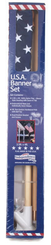 Valley Forge Flag 99060 4 ft 2.5 ft Nylon Banner American Flag Kit