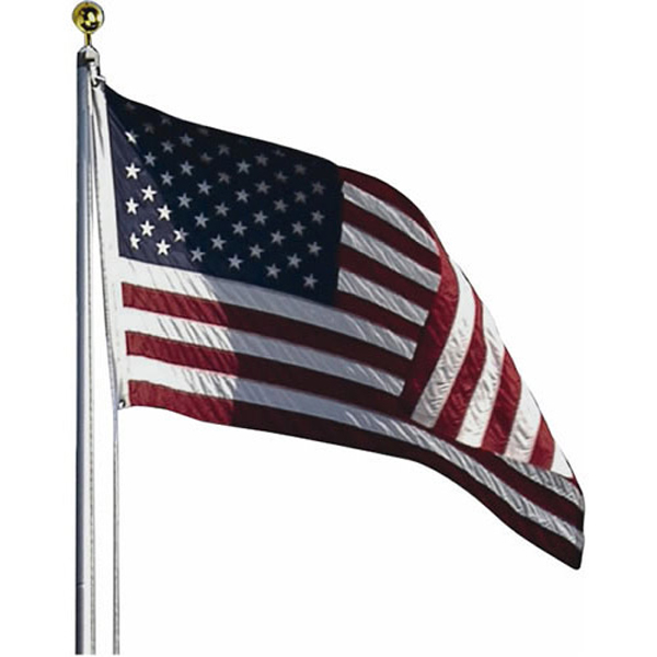 Valley Forge Flag AFP20F Aluminum 57 in 8 in US Flag In-Ground Pole Kit