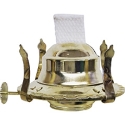 21st Century Glo-Brite L25P 1-3/16 in Threaded Base 3 in Chimney Base Brass Standard Lamp Burner