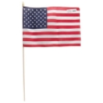 Valley Forge Flag R411 12 in 18 in Polycotton Hand American Flag