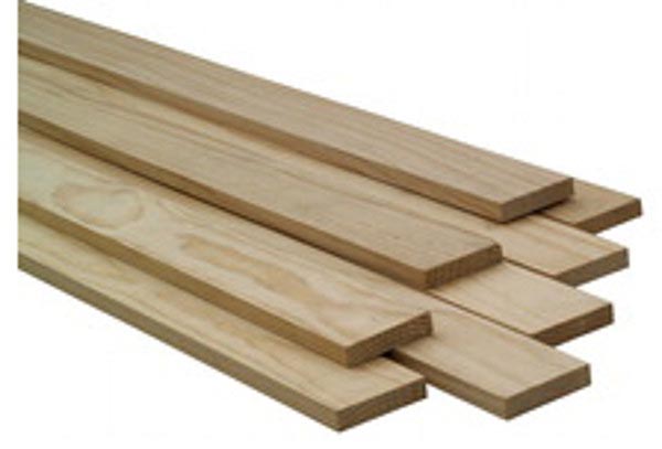 Britton Lumber 1X6X16 16 ft 6 in 1 in Standard Radiata Pine Bord