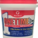 Red Devil® 0542 0.5 pt Tub White Paste Onetime, Lightweight Spackling Compound