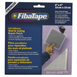 Saint Gobain ADFORS FibaTape® FDW6924-U 6 in x 6 in Aluminum Backing Self-Adhesive Wall and Ceiling Patch