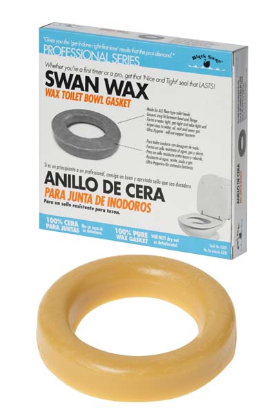 Black Swan 04300 Setting Toilet Bowls, Fits 3 in and 4 in Waste Lines Wax Ring