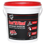 DAP® Fast ‘N Final 12143 1 gal Tub White to Off-White Paste Lightweight Spackling