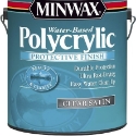 Minwax® 13333 1 gal Can Clear Satin Interior Polycrylic Crystal Clear TopCoat