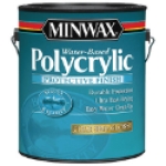 Minwax® 14444 1 gal Can Clear Semi-Glass Interior Polycrylic Crystal Clear TopCoat