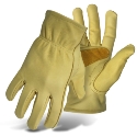 PIP® BOSS® B81252-M M Grain Cowhide Leather Tan Premium Rancher General Purpose Gloves