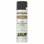 Rust-Oleum® PROFESSIONAL 7579838 15 oz Black Gloss High Performance Enamel Spray Paint