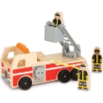 Melissa & Doug 9391 3+ years 10 x 5-1/4 x 4-1/4 in Wood Classic Wooden Fire Truck Play Set