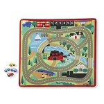 Melissa & Doug 9400 3+ years 40-1/2 x 4 x 4 in Round the Town Road Rug & Car Set