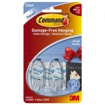 3M Command™ 17092CLR-ES 1 lb 1 Plastic Adhesive Hook