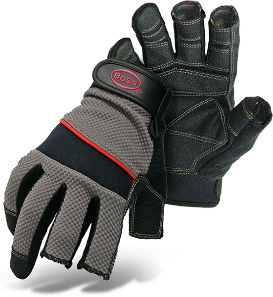 PIP® BOSS® 5201XL XL Male Breathable polyester Black Carpenter's Utility Gloves