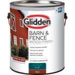 PPG Paints Glidden® Grab-N-Go® 4099F/01 1 gal Red Flat Exterior Barn and Fence Wood Finish