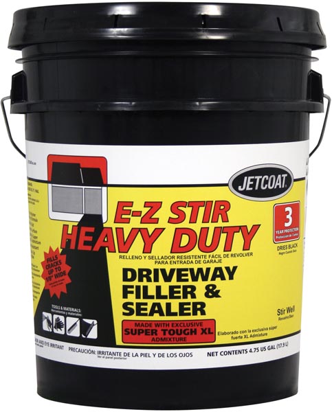 JETCOAT ® 25735 4.75 gal Pail Black Liquid Driveway Filler and Sealer