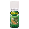 Rust-Oleum® 1985830 11 oz White Aerosolized Mist Specialty Marking Spray Paint