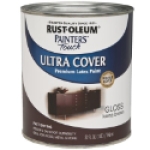 Rust-Oleum® PAINTER'S TOUCH® 1977502 1 qt Kona Brown Gloss Multi-Purpose Ultra Cover Brush-On Paint