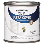 Rust-Oleum® PAINTER'S TOUCH® 1992730 0.5 pt White Gloss Multi-Purpose Ultra Cover Brush-On Paint