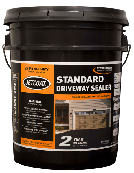 JETCOAT ® 25715 4.75 gal Pail Black Liquid Drive way Sealer