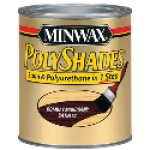 Minwax® 213804444 0.5 pt Can Bombay Mahogany Satin Interior Stain and Polyurethane Coat