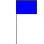 SWANSON® FBL15100 Blue PVC 2 in Stake Flag