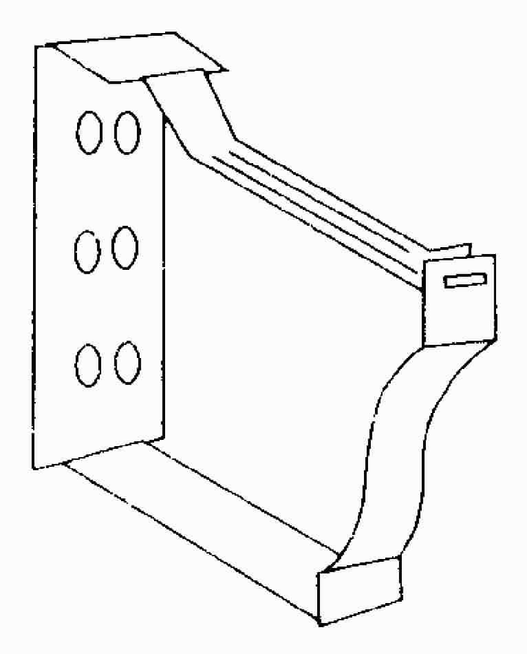 Omnimax Amerimax 25022 K-Style Polyethylene White Fascia Snap Lok Gutter Bracket