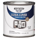 Rust-Oleum® PAINTER'S TOUCH® 1990730 0.5 pt White Flat Multi-Purpose Ultra Cover Brush-On Paint