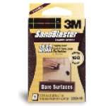 3M™ SandBlaster™ 20908-100 3-3/4 in x 2-5/8 in 100 Grit Medium Aluminum Oxide Sanding Sponge