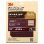 3M™ SandBlaster™ 20100-G-4 11 in x 9 in 100 Grit Medium Aluminum Oxide Sandpaper Sheet