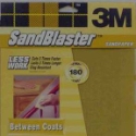 3M™ SandBlaster™ 20180-G-4 11 in x 9 in 180 Grit Fine Aluminum Oxide Sandpaper Sheet