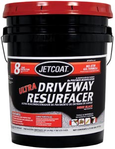 JETCOAT ® 25755 4.75 gal Pail Black Liquid Driveway Resurfacer