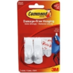 3M Command™ 17002ES 1 lb 1 Plastic Adhesive Hook