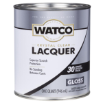 Rust-Oleum® WATCO® 63041 1 qt Clear Gloss Lacquer Clear Wood Finish