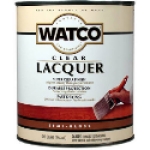 Rust-Oleum® WATCO® 63131 1 gal Clear Semi-Gloss Lacquer Clear Wood Finish