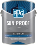 PPG Paints SUN PROOF® 72-351XI/01 1 gal Black Flat Exterior Acrylic Latex Paint