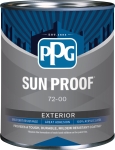 PPG Paints SUN PROOF® 78-851XI/04 4 gal Black Semi-Gloss Exterior Acrylic Latex Paint