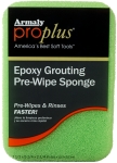 Armaly ProPlus® 00605 7-1/2 in x 5-1/4 in Green Epoxy Grouting Pre-Wipe Sponge