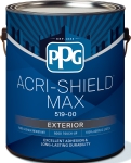 PPG Paints ACRI-SHIELD® MAX 519-20/04 A 1 qt Flat Midtone Base Exterior Acrylic Latex Paint