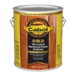 Sherwin Williams Cabot® 140.0003471.007 1 gal Can Sun Lit Walnut Gold Satin Exterior Wood Protector